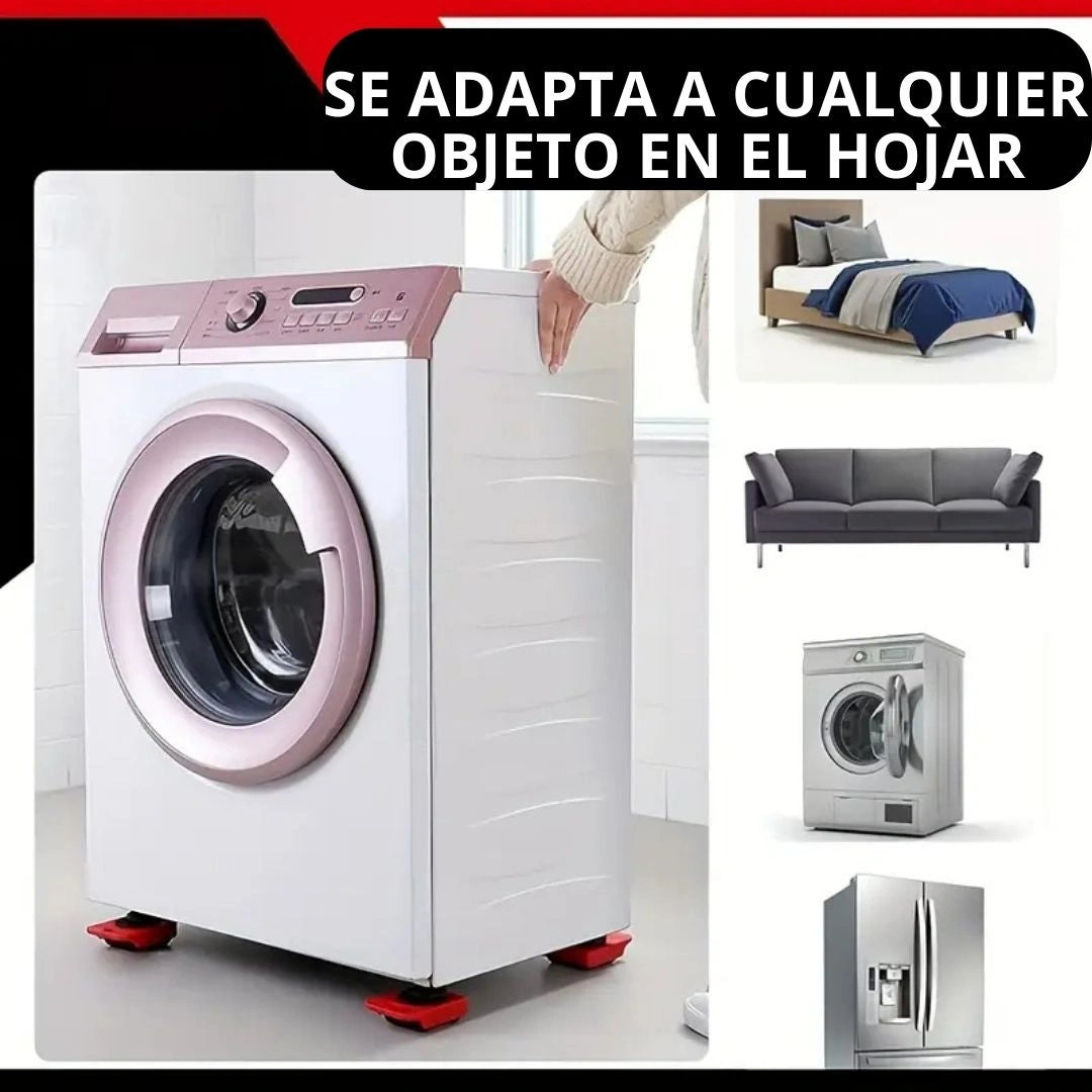 SET 4 ruedas+Palanca