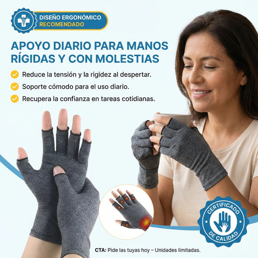 Par de Guantes OneCompress Pro. Compresión suave y localizada