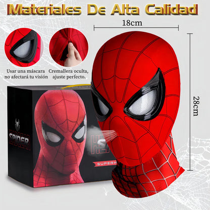 MASCARA SPIDERMAN ORIGINAL MARVEL® CONTROL REMOTO+LUCES