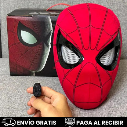 MASCARA SPIDERMAN ORIGINAL MARVEL® CONTROL REMOTO+LUCES
