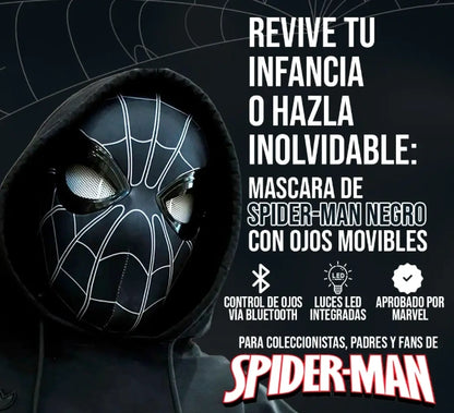 MASCARA SPIDERMAN ORIGINAL MARVEL® CONTROL REMOTO+LUCES