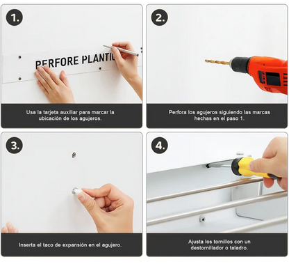 Tendedero Plegable Premium. INOXIDABLE