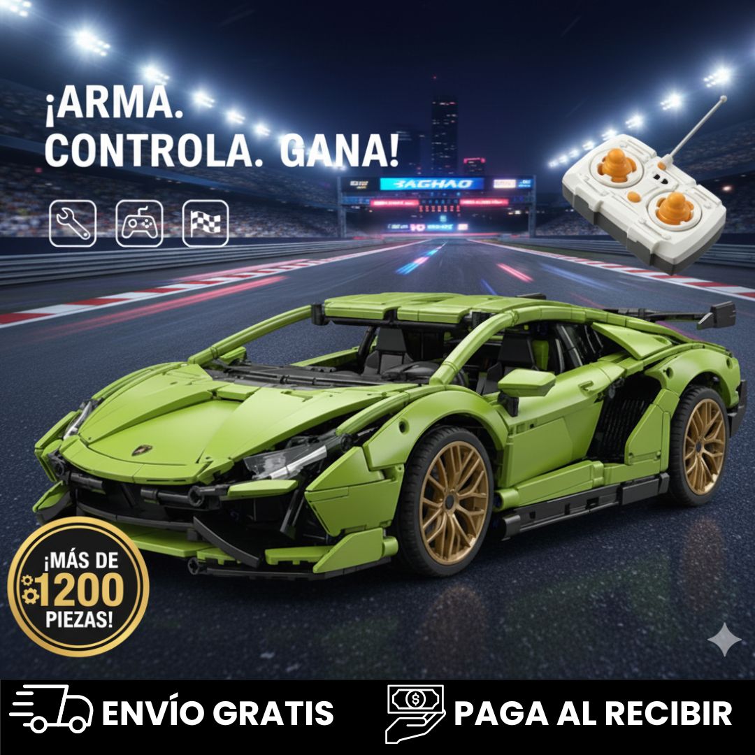 Lamborghini LEGO a Control Remoto – 1290 Piezas de Diversión