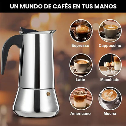 CAFETERA ITALIANA® PROFESIONAL-INOXIDABLE