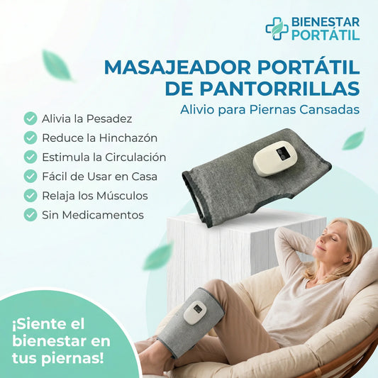 MASAJEADOR DE COMPRESIÓN 3 EN 1. TERAPEUTICO-DESCANSA TUS PIERNAS